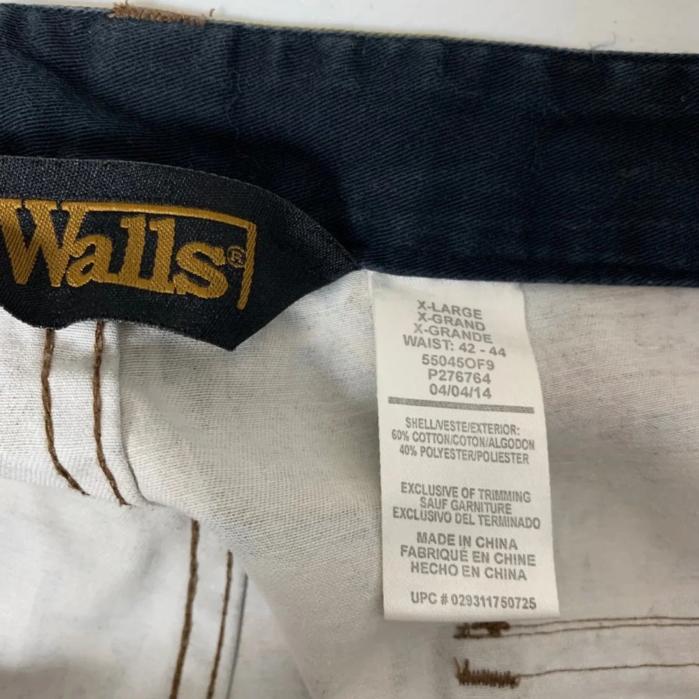 Walls Oilfield‎ Camo Cargo Pants Mens XL 42-44 Multicolor Industrial Workwear